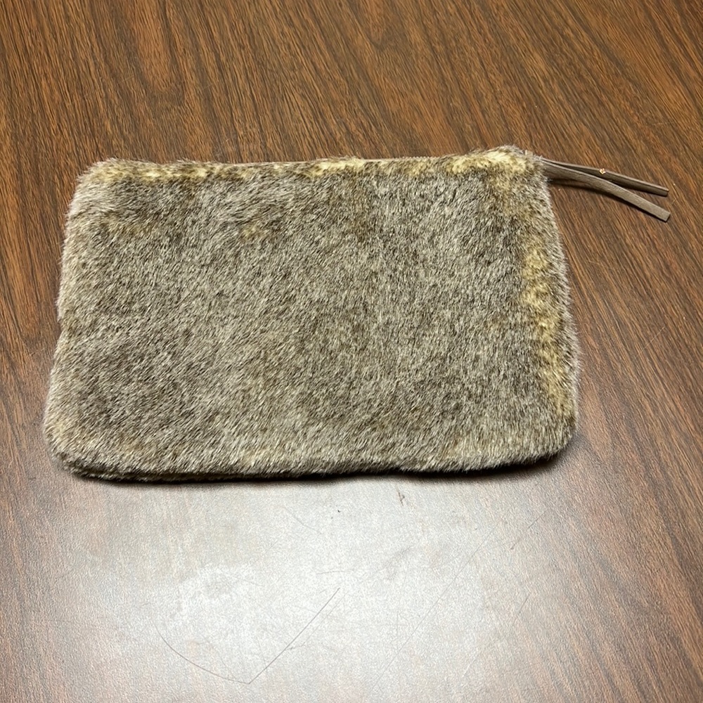Restoration Hardware zip up clutch/case‎